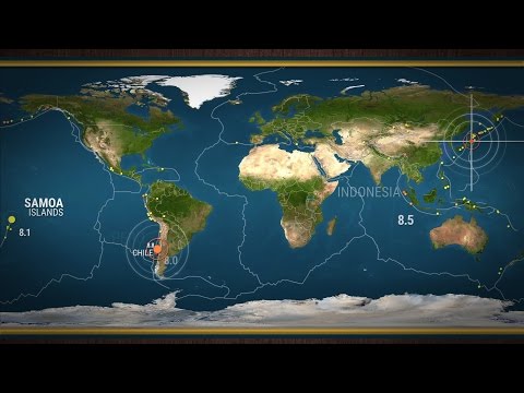 Animation of where the largest earthquakes of the past 100 years have struck - UCcyq283he07B7_KUX07mmtA