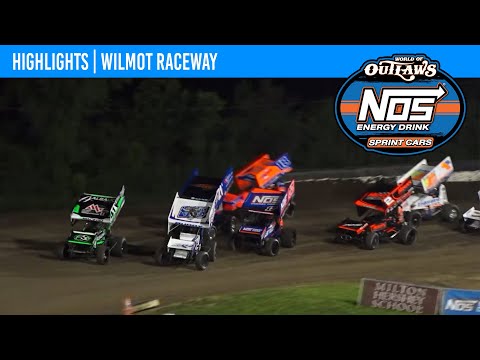 World of Outlaws NOS Energy Drink Sprint Cars | Wilmot Raceway | July 12, 2024 | HIGHLIGHTS - dirt track racing video image