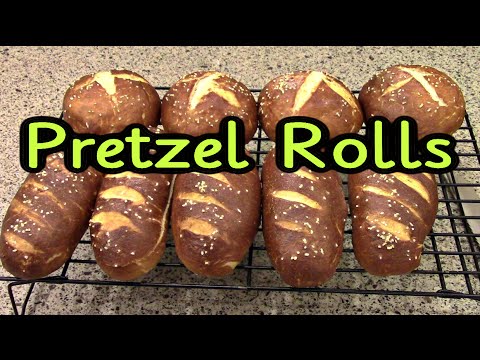 Homemade Pretzel Roll Recipe ~Bread Collaboration