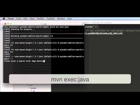 Running the YouTube API Java samples from the command line - UC_x5XG1OV2P6uZZ5FSM9Ttw