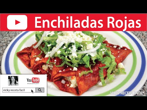 ENCHILADAS ROJAS | Vicky Receta Facil - UCewhO42h_TIKZdntpI-v39g