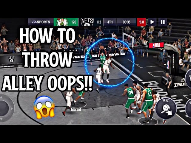 How To Throw Alley Oops On Nba Live Mobile?