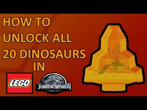 LEGO Jurassic World All 20 Amber Brick Locations - How to Unlock All 20 Dinosaurs - UCg_j7kndWLFZEg4yCqUWPCA