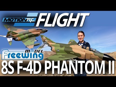 Freewing F-4D Phantom II 8S - Flight Review - Motion RC - UCubk5oFcnH0G47QJsj22fKw