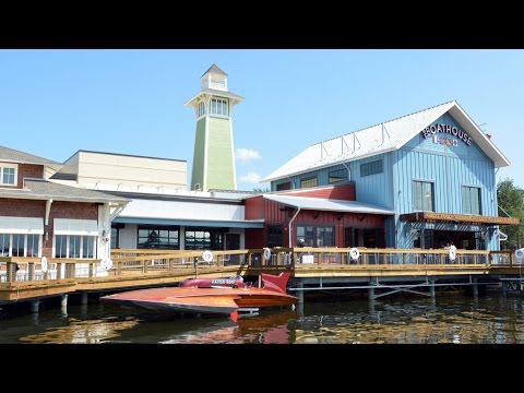 The BOATHOUSE at Disney Springs Full Tour Including FOOD, Dining Rooms, Amphicars, Boats - Downtown - UCe-gHr2O_LP7t0YJYHZQZlg