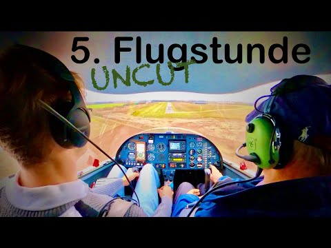 5. Flugstunde UNCUT - Platzrunden trotz schlechtem Wetter