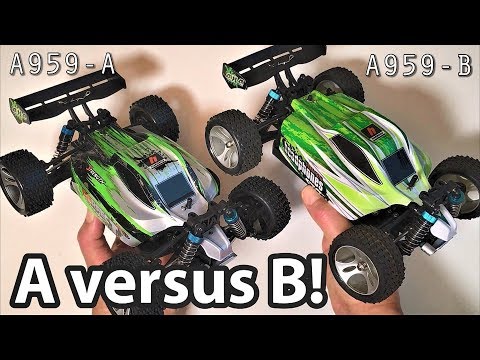 WLToys A959-A Storm CC versus A959-B Brave Pro! High Speed RC Cars Unboxing & Comparison! - UCHcR-O2hVrKGKRYvN1KUjOg