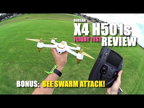 HUBSAN X4 H501s GPS QuadCopter Drone Review - Part 2 - [Flight Test, BEE ATTACK!, Pros & Cons] - UCVQWy-DTLpRqnuA17WZkjRQ