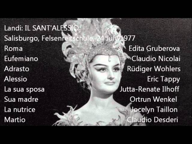 The Il Sant’Alessio Opera of 1977: A Salzburg Music