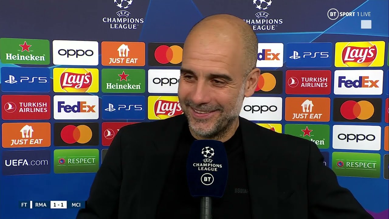 "In Manchester we’ll see what we can do better" Pep Guardiola reacts to a 1-1 draw in Spain