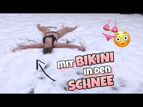 Im BIKINI in den Schnee - Wette verloren  - UCHfdTAyg5t4mb1G-3rJ6QsQ