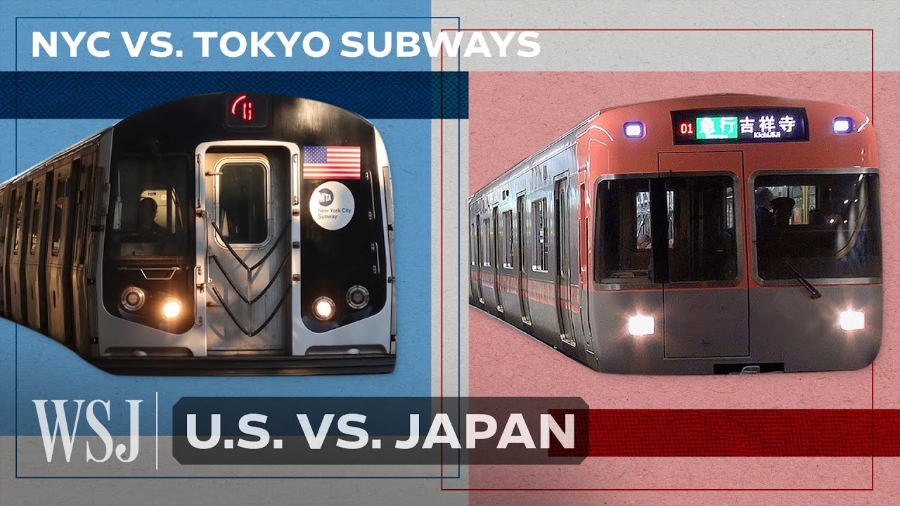 New York vs. Tokyo’s Subway: How Japan Got So Far Ahead | WSJ U.S. vs. Japan