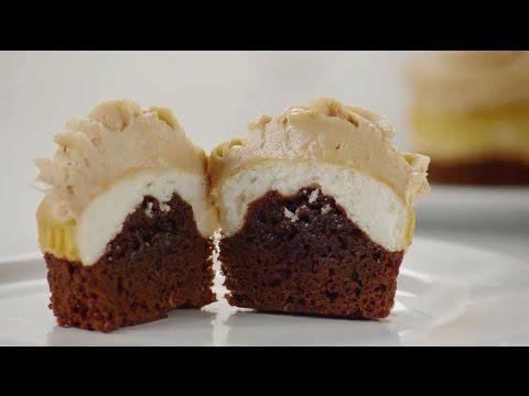 How to Make Peanut Butter Chocolate Cupcakes | Cupcake Recipes | Allrecipes.com - UC4tAgeVdaNB5vD_mBoxg50w