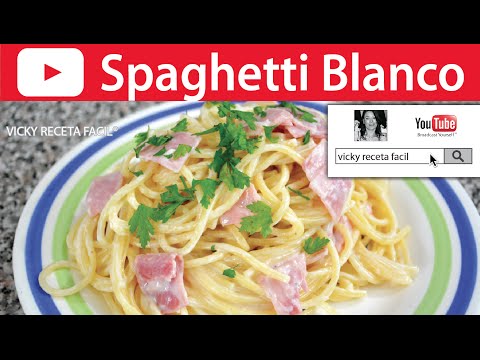 SPAGHETTI BLANCO | Vicky Receta Facil - UCewhO42h_TIKZdntpI-v39g