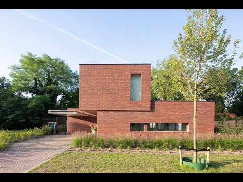 A Brickwork Orange | Villa Alders House / Joris Verhoeven Architectuur - Minimalist Architecture