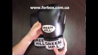 Перчатки боксерские Green Hill Punch 2 (BGP-2007, черные)