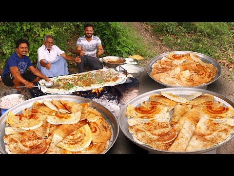 Dosa Recipe | Biggest Chicken Dosa | Tasty Egg Dosa | Multiple Dosa Varieties | Grandpa Kitchen