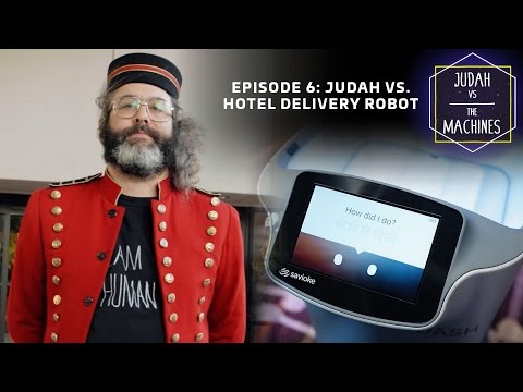 Judah vs hotel delivery robot - UCCjyq_K1Xwfg8Lndy7lKMpA