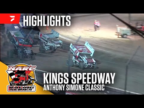 Anthony Simone Classic | NARC 410 Sprint Cars at Kings Speedway 10/26/24 | Highlights - dirt track racing video image