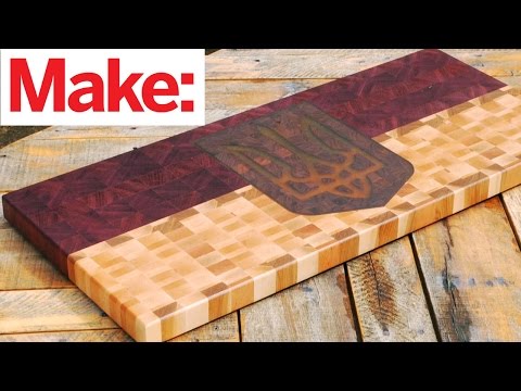 Crafted Workshop: End Grain Cutting Board with CNC Inlay - UChtY6O8Ahw2cz05PS2GhUbg