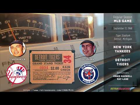 New York Yankees vs Detroit Tigers - Clincher - Radio Broadcast video clip