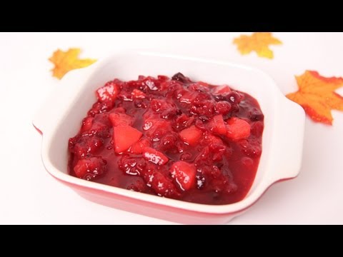 Pear Cranberry Sauce Recipe - Laura Vitale - Laura in the Kitchen Episode 481 - UCNbngWUqL2eqRw12yAwcICg