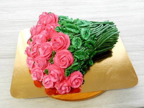 УКРАШЕНИЕ ТОРТОВ, Торт "БУКЕТ РОЗ" от SWEET BEAUTY СЛАДКАЯ КРАСОТА, Cake Decoration