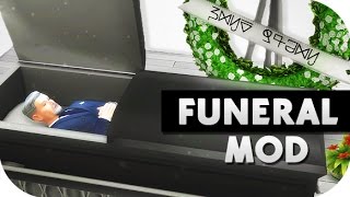 THE SIMS 4 // FUNERAL MOD | EVENT — NEW GOALS, INTERACTIVE OBJECTS AND REWARDS!