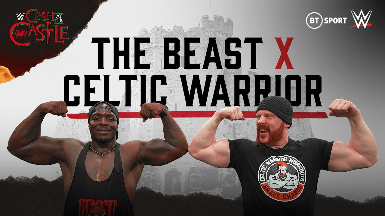 Sheamus enters Beast Mode with Adebayo Akinfenwa ahead of WWE Clash at the Castle