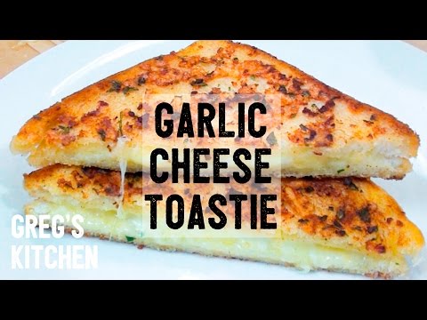 GARLIC BREAD CHEESE TOASTED SANDWICH - Food for Stoners - Greg's Kitchen - UCGXHiIMcPZ9IQNwmJOv12dQ