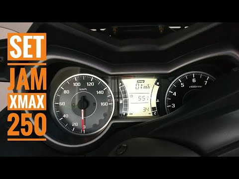 Jak ustawić zegar w Yamaha Xmax 250