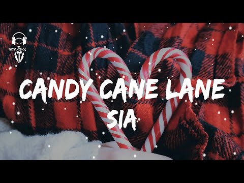 Sia - Candy Cane Lane ( Lyrics Video )