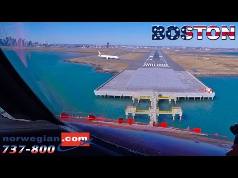 BOEING 737 Touchdown in BOSTON - Pilotsview - UCr8T9rFNMB3tLAW2TSFZc2A