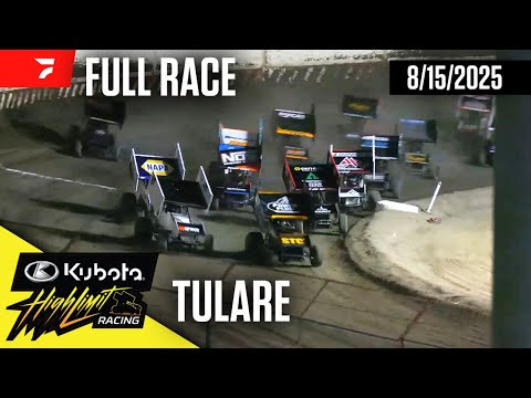 FULL RACE: Kubota High Limit Racing at Tulare Thunderbowl Raceway 8/15/2025 - dirt track racing video image