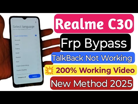 Realme C30 Frp Bypass / Rmx 3581 Google Account Unlock Without Pc / New Method 2025💥