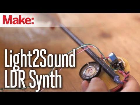 Weekend Projects - Light2Sound LDR Synth - UChtY6O8Ahw2cz05PS2GhUbg