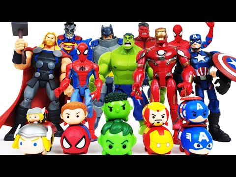Avengers, Hulk, Iron Man Assemble! Thor, Spider-Man, Captain America, Batman, Superman