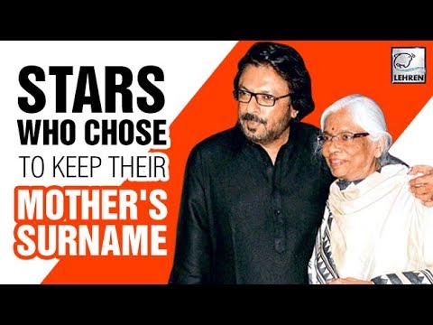 Video - WATCH 7 #Bollywood Stars Who Chose To Keep Their MOTHER Surname #India #Celebrity
