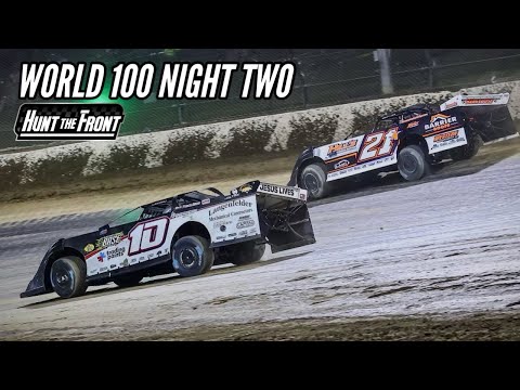 Four-Wide Racing at Eldora Speedway! Buried Deep at the World 100! - dirt track racing video image