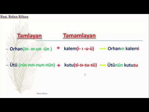 تعلم اللغة التركية (الدرس 15 من المستوى الأول A1) (المضاف والمضاف إليه)