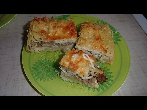 Очень вкусная макаронная запеканка с фаршем. Запеканка из макарон. - UCJ3vONHXkf-JwIIKBENFHZQ