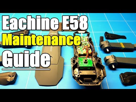 Eachine E58 Wifi FPV Drone Maintenance Guide With Full Disassembly of DJI Mavic Pro Clone - UCMniPb3td7gxZo3Ex-kXmiA
