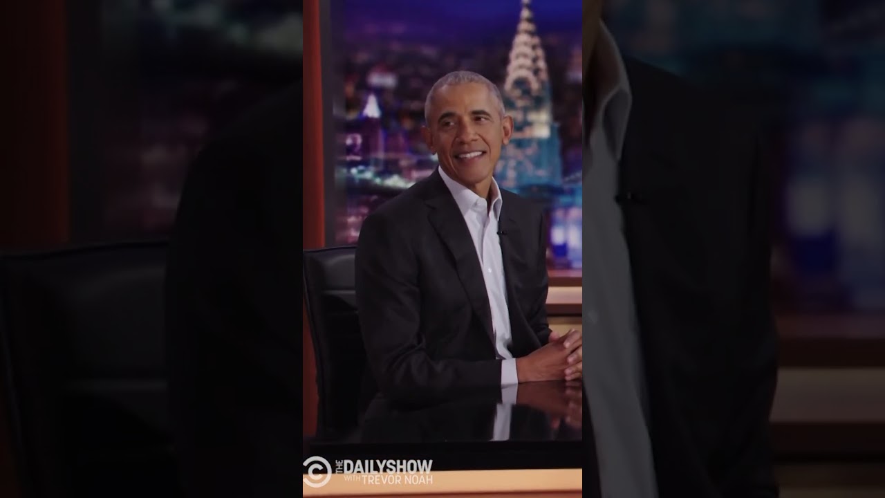 President Barack Obama with the hard-hitting questions💀#dailyshow #comedy #obama #barackobama