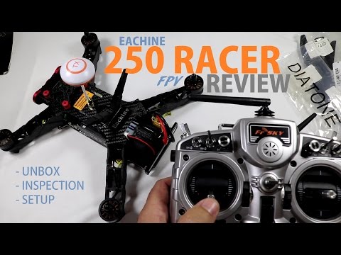 Eachine Racer 250 FPV Drone Review - Part 1 - [UnBox, Inspection, Setup] - UCVQWy-DTLpRqnuA17WZkjRQ