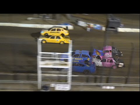 Perris Auto Speedway Double Decker Main Event 3-9-24 - dirt track racing video image