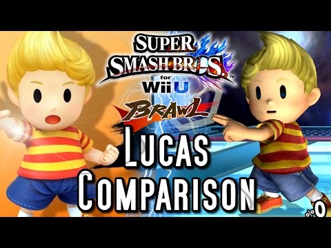 Super Smash Bros LUCAS Changes Comparison - Wii U vs Brawl - UChnz1eAo9SfuDfqFZt1KFtA