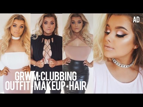 CLUBBING GRWM! Outfit, Makeup & Hair! | boohoo | Rachel Leary - UC-Um2u0Agv8Q-OhjO6FZk1g