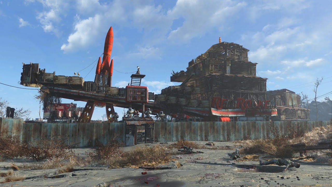 Fallout 4 Mega Base at Red Rocket Truckstop | Racer.lt