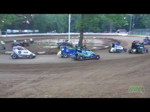 600 Micro Sprint B-Main #/Golden Hammer- Shellhammer Dirt Track 7/2/25 - dirt track racing video image