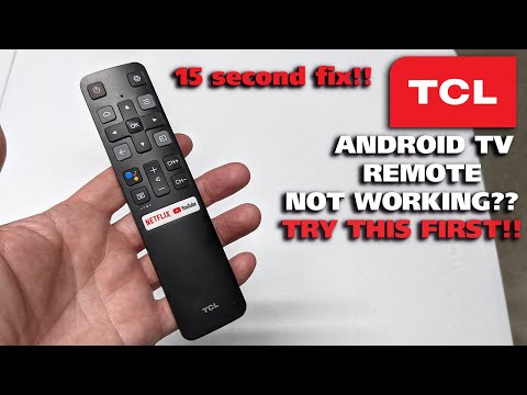 TCL Android TV Remote Not Working?? Try This First!! 15 Sec Fix!! - UC-fU_-yuEwnVY7F-mVAfO6w